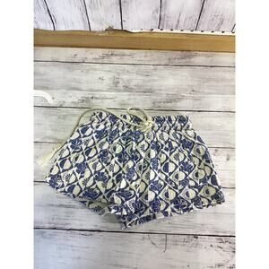 BY BILLIE SILK SHORTS IN MONTE CARLO PRINT BLUE 4 YEARS GIRLS